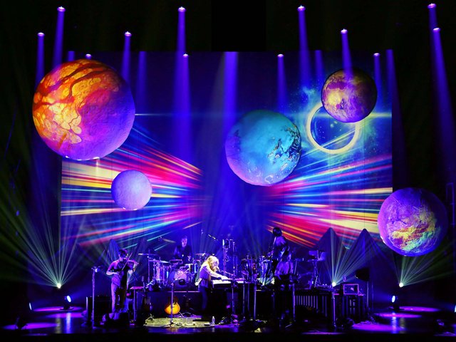 Other Lives concert projection design at BAM by projection designer Daniel Brodie
